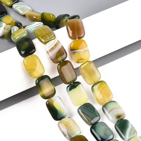 Natural Agate Beads Strands