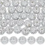 40Pcs Resin Rhinestone Beads