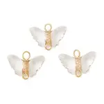 Plating Transparent Acrylic Connector Charms