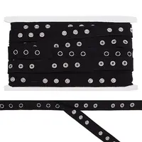 5 Yards 201 Stainless Steel Snap Button Tape
