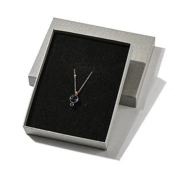 Python Pattern Cardboard Jewelry Set Boxes