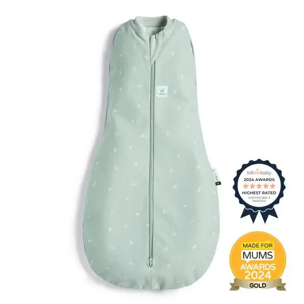 ERGOPOUCH Zavinovačka a vak na spaní 2v1 Cocoon Sage 3-6 m, 6-8 kg, 1 tog