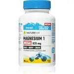 NatureVia Magnesium 1 Mega 835mg tablety pro podporu normální činnosti nervové soustavy, svalů, zubů a snížení míry únavy 90 tbl