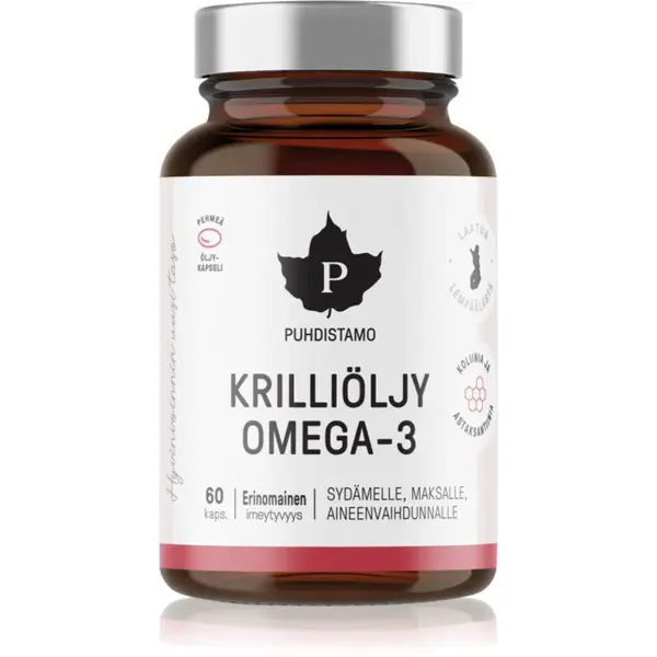 Puhdistamo Super Omega 3 podpora správného fungování organismu 60 cps