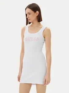 Guess Sunflower Rib Dress M