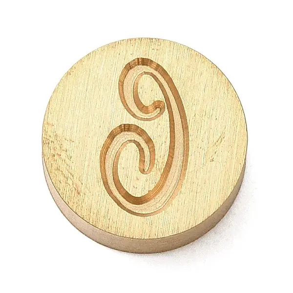 Golden Tone Brass Letter Stamps