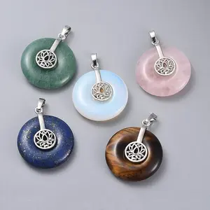 Natural & Synthetic Mixed Stone Pendants