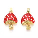 Brass Enamel Pendants