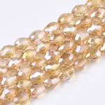Electroplate Glass Beads Strands