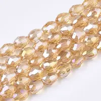 Electroplate Glass Beads Strands