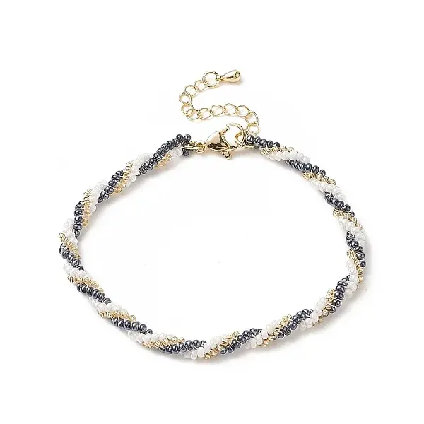 Handmade Glass Seed Beaded Bracelet for Women