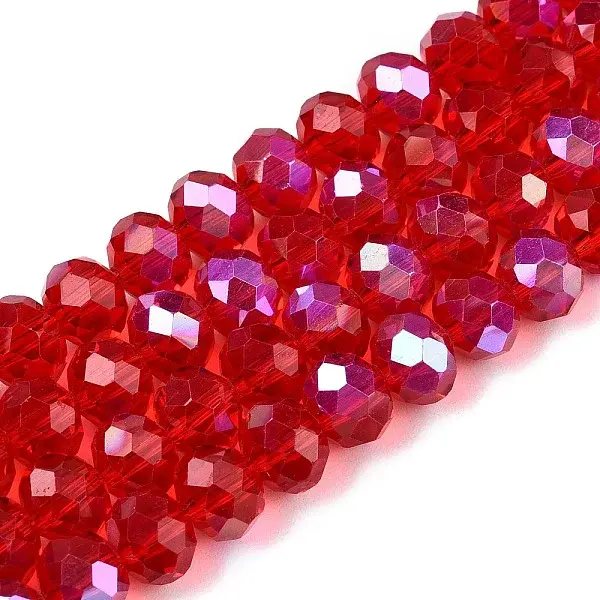 Electroplate Glass Beads Strands