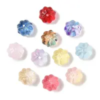 Transparent Spray Paint Glass Beads