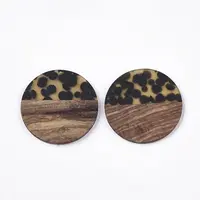 Resin & Walnut Wood Pendants