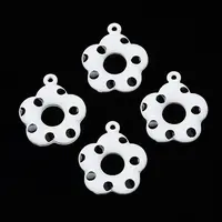 Spray Painted Alloy Pendants