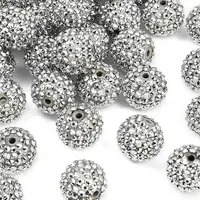Resin Rhinestone Beads