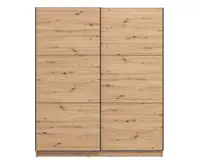 Šatníková skriňa s posuvnými dverami catalina 180 - dub artisan