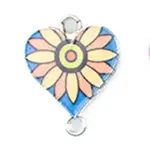 Alloy Enamel Connector Charms
