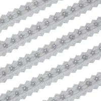 3 Yards Polyester Flower Lace Trim