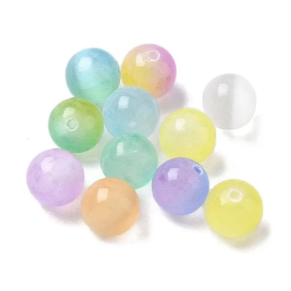 Macaron Color Natural Selenite Beads