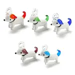 Handmade Lampwork Puppy Pendants