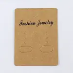 Paper Earring Display Card