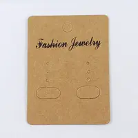 Paper Earring Display Card