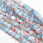 Round Millefiori Glass Beads Strands