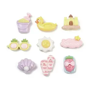 Summer Theme Resin Cabochons