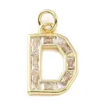 Brass Micro Pave Cubic Zirconia Pendants