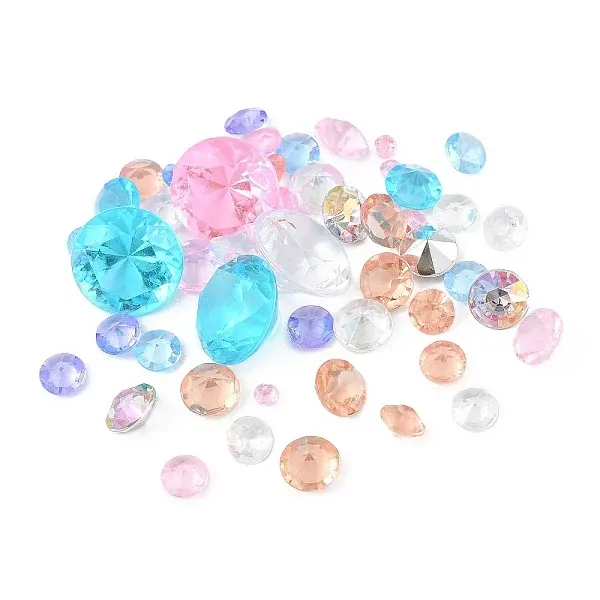Acrylic Rhinestone Pointed Pointed Back Cabochons