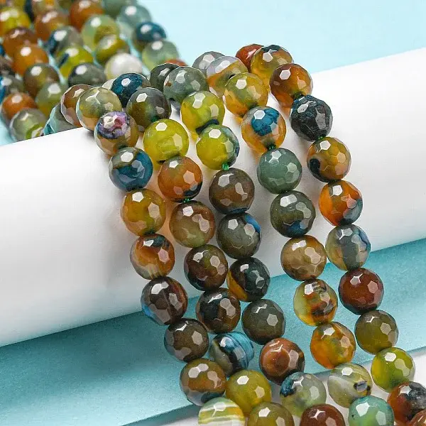 Natural Agate Beads Strands