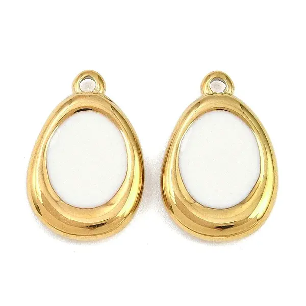 304 Stainless Steel Enamel Pendants