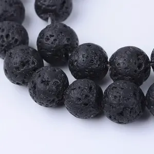 Natural Lava Rock Beads Strands