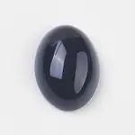 Natural Dyed & Heated Black Agate Cabochons