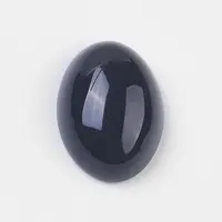 Natural Dyed & Heated Black Agate Cabochons