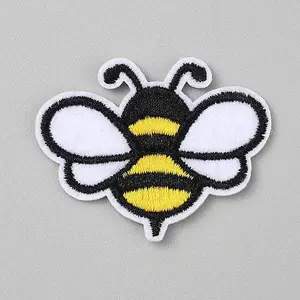 Polyester Embroider Thread Iron on Sew On Patches