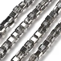 Electroplate Glass Beads Strands