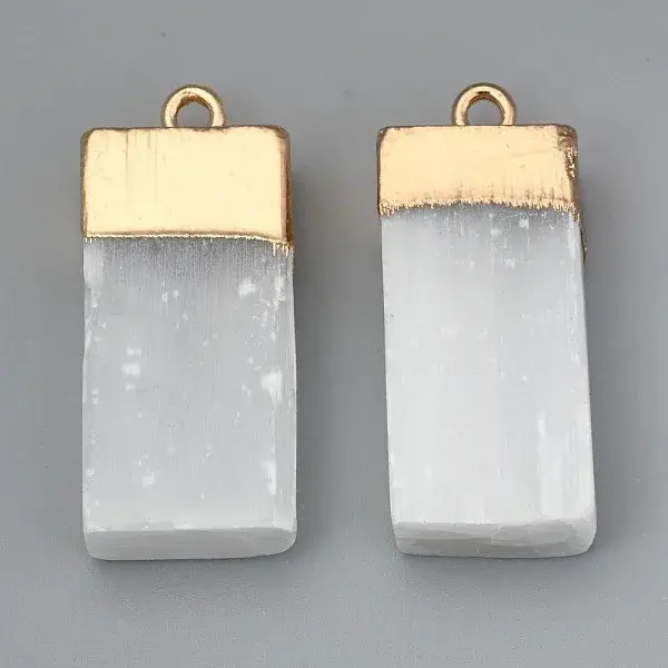 Natural Selenite Pendant