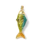 Brass Enamel Pendants