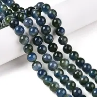 Dyed Natural White Jade Beads Strands