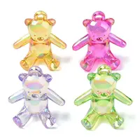Electroplate Transparent UV Plating Acrylic Pendants