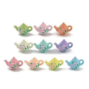 Spray Painted Alloy Pendants