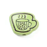 Spray Painted Alloy Beads