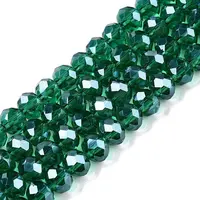 Electroplate Glass Beads Strands