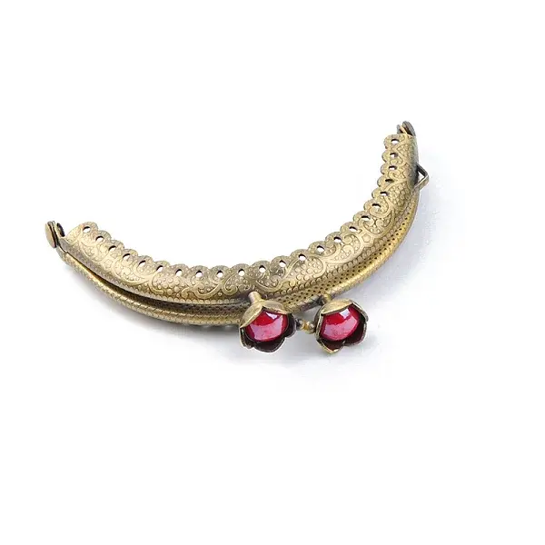 Alloy Kiss Lock Purse Frame Handle for Bag Sewing Craft Tailor Sewer