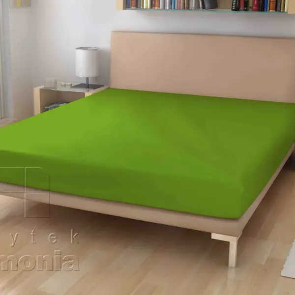 39-jersey prostěradlo - khaki - 90 x 200 cm