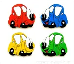 Dekorace na zeď autíčka 8cm - 8ks