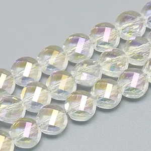 Electroplate Glass Beads Strands