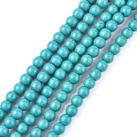 Synthetic Turquoise Beads Strands